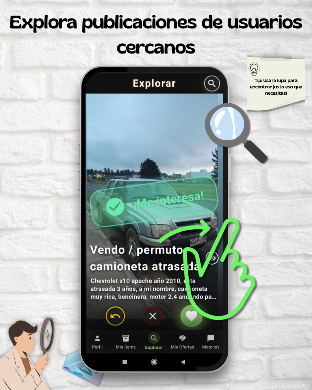 Explora publicaciones cerca.